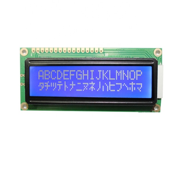 Xingyuhe Professional Manufacturer 16x2 Character High Brightness STN Blue LED Backlight LCD Module & Display