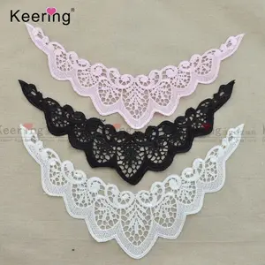 polyester lace applique,lace motif,lace collar for baby