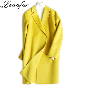 2018 New Fashion Double-sided Mongolian Cashmere Cappotto di Pelliccia. - Product Image 1