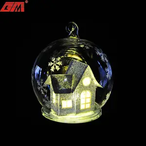 New product ideas hand blown glass balls christmas hanging tree decoration