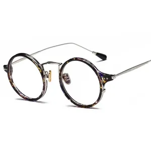 Phong cách mới bán buôn TR90 hình bầu dục khung quang học với Acetate đền kính khung Eyewear cho Unisex Kính đọc sách - Product Image 1