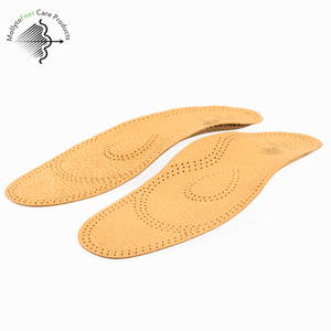 Semelles orthopédiques pour hommes et femmes semelle intérieure rembourrée en cuir matelassé - Product Image 4