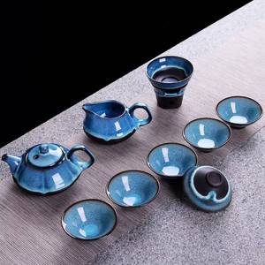 <span class=keywords><strong>Giapponese</strong></span> di ceramica tè in porcellana set, tazza da tè e teiera regalo set, set di 9 pezzi - Product Image 1