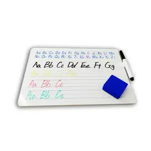 Aula Secco Cancellare Senza Telaio Lapboard Lavagna Double Sided Mini Bambini Studenti Bordo Bianco