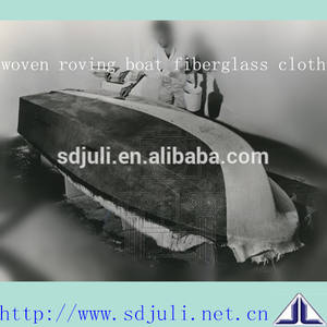 Barco de fibra de vidrio de construcción de tejido roving 18oz/24oz( 600g/m <span class=keywords><strong>2</strong></span>,800g/m2) - Product Image 1