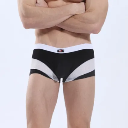 Trẻ Đồng Tính Hottest Home Boxer Người Đàn Ông Đồ Lót Cotton & Nylon Boxers Phong Cách Thời Trang Của Nam Giới Boxer Đồ Lót