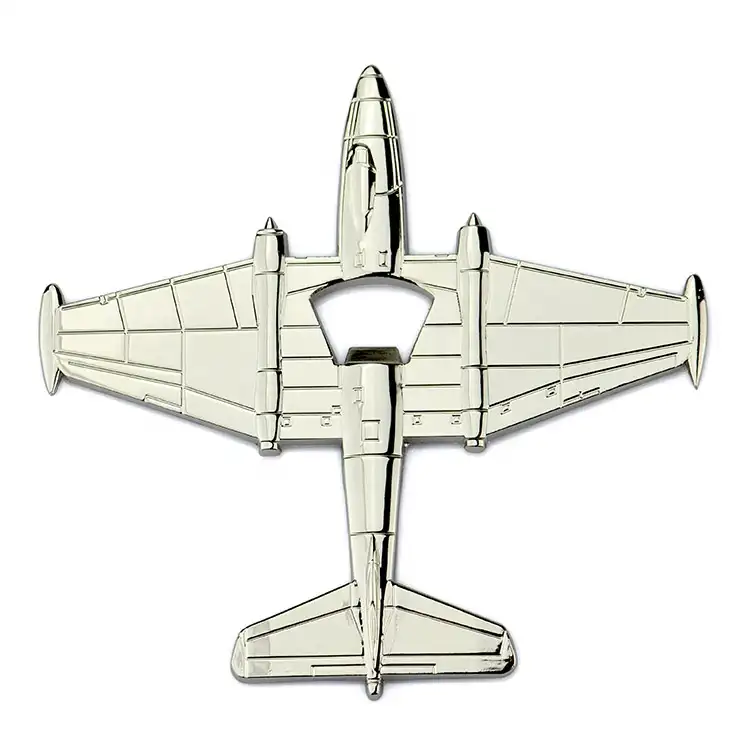 다이 컷 맞춤형 다기능 하드웨어 군사 기념품 항공기 부품 비행기 모양 오프너