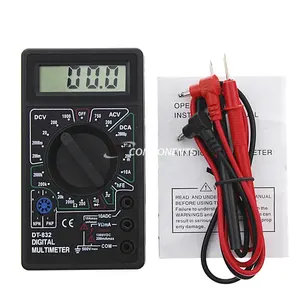 Professionele Dt832 Digitale Multimeter Lcd Dc Ac Voltmeter Ammeter Ohm Tester Ac Spanning Meter