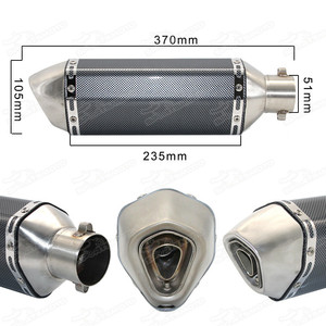 Silenciador de Escape Modificado para Motocicleta, Accesorio Universal GY6 para R1, R3, R6, FZ6, ATV, Dirt Bike, <span class=keywords><strong>CBR125</strong></span>, 36-51mm - Product Image 4