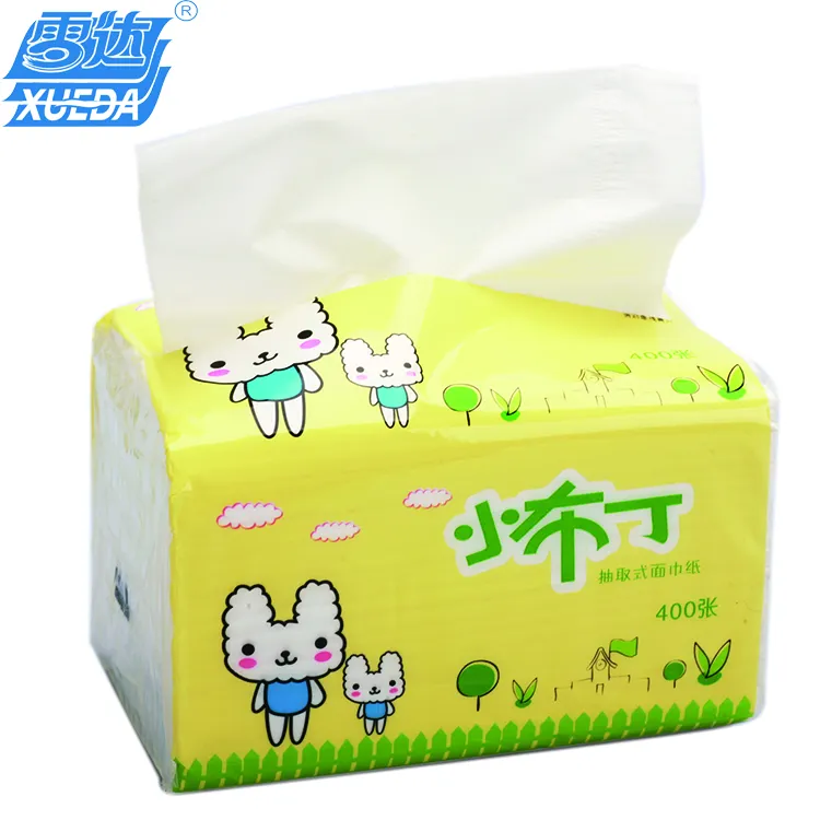 Offre Spéciale brut imprimé papier de soie de soie faciale fabriqué en Chine