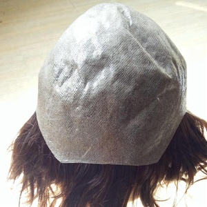 Pieno saxy <span class=keywords><strong>immagine</strong></span> 100% dell'unità di elaborazione dei <span class=keywords><strong>capelli</strong></span> umani parrucche base di pelle super sottile caps - Product Image 2