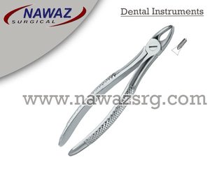 Forceps d'extraction dentaire manuels en acier inoxydable de haute qualité avec logo personnalisé, Fig.37, certifiés CE, Nawaz Surgical Co. Classe I - Product Image 2