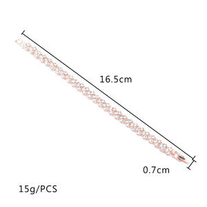 Bracelet en cristal simple de luxe exquis de style romain YWMT 2019 pour femmes, vente en gros - Product Image 2