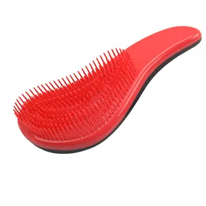 Yüksek kaliteli Detangle mini saç fırçası duş başlığı fırçası arapsaçı saç fırçası
