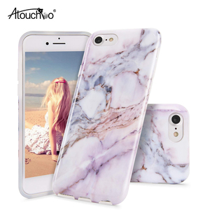 À Rose Étui Souple EN TPU IMD Impression Motif Marbre <span class=keywords><strong>Blanc</strong></span> Slim Fit Pression Sur Capot De Coque Arrière Dur Pour <span class=keywords><strong>iPhone</strong></span> <span class=keywords><strong>7</strong></span>/8 - Product Image 1