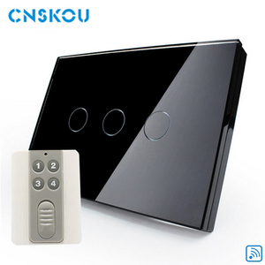 Smart home 3 key RF control remoto LED interruptor de la luz toque de luz de fondo - Product Image 1
