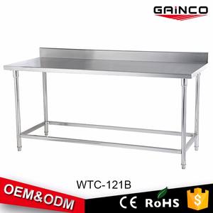 Tavolo <span class=keywords><strong>da</strong></span> Lavoro in Acciaio Inox WTC-162B per Cucine di Hotel e Panetterie - Product Image 2