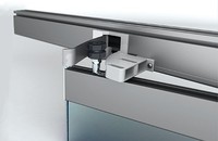 Système de porte en verre verni, 63mm, bijoux pour l'extérieur, porte en verre trempé, portes glacées