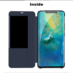 Thiết kế mới da điện thoại trường hợp xem cửa sổ trường hợp đối với Huawei <span class=keywords><strong>Mate</strong></span> 20 Người Bạn Đời 20 Pro Người Bạn Đời 8 <span class=keywords><strong>9</strong></span> 10 - Product Image 3