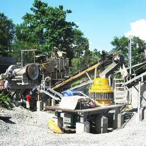 Máquina trituradora de residuos de construcción, línea de producción, trituradora de cantera de agregado, planta de trituración de piedra completa