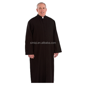 Sotana Negra Básica / Sotana de Uso Diario / Vestimenta de Jesuita - Product Image 5