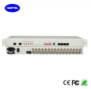 16 E1 + 4 Ethernet Optische 1 + 1 pdh Glasvezel multiplexer pcm multiplexer fiber optische apparatuur