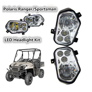 Yiwukma — phare LED adapté à <span class=keywords><strong>Polaris</strong></span> RZR XP, 800 et 900, accessoires de projecteur pour ATV - Product Image 1