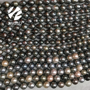 Negro perla tradicional <span class=keywords><strong>16</strong></span> pulgadas collares - Product Image 2