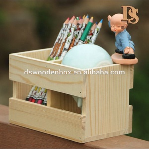 <span class=keywords><strong>2</strong></span> ngăn bằng gỗ điều khiển từ xa chủ Organizer Ins văn phòng Bộ đồ ăn gỗ hộp trang điểm cho túi lưu trữ nhà bếp bao bì - Product Image 5