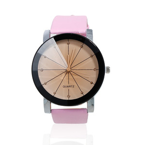 Dropshipping Cheap Luxury PU Leather <strong>Watch</strong> Wholesale Quartz <strong>Wrist</strong> <strong>Watch</strong> for Couples - Product Image 4
