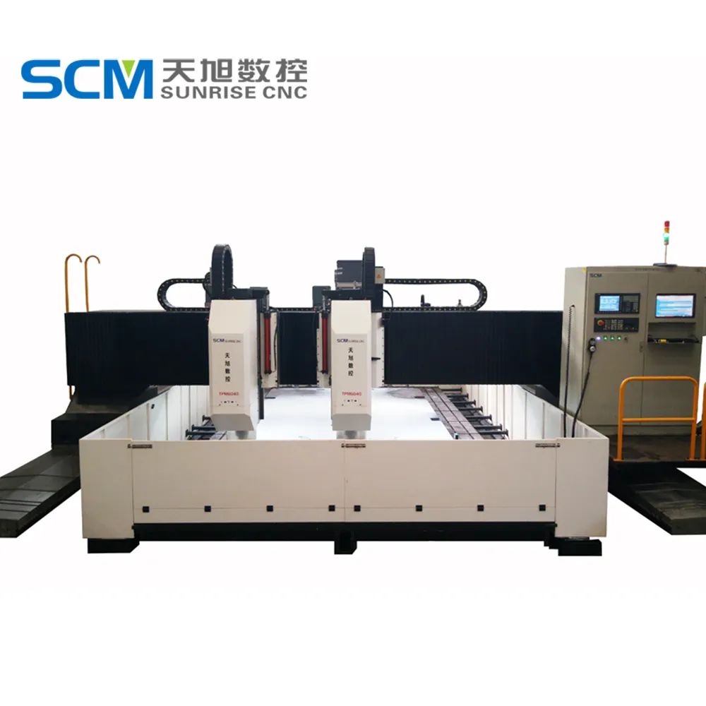 Heavy Steel Plate 2 Heads High Speed Rotation Drilling Machine