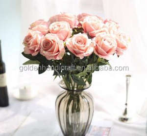 Alta tessuto artificiale fiori rosa varie occasioni-vendita calda di natale di Halloween laurea festa della mamma di Pasqua - Product Image 6