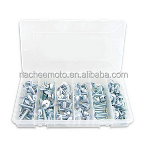 160 Pc Motorcycle Sports Bike Fairing M5 M6 Button Head Bolt Kit <strong>CBR</strong> <strong>R1</strong> R6 ZX6r - Product Image 1