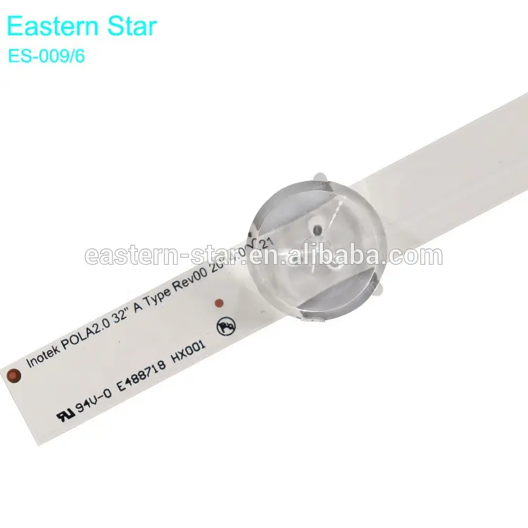 ES-009 Strip Lampu Latar TV LED untuk Digunakan LG 32LN540, Lensa Tengah 6Leds Lampu Latar TV Led