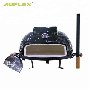 Auplex Outdoor Ceramic <strong>BBQ</strong> Grill Wood Fired <strong>Pizza</strong> <strong>Oven</strong> - Product Image 3