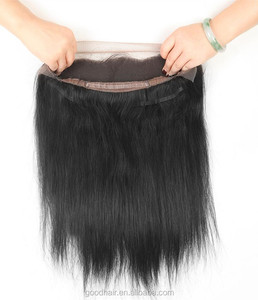 Mejor venta de artículos 360 de encaje cierre frontal con el pelo del bebé sedoso pre arrancado 360 frontal de encaje de <span class=keywords><strong>alibaba</strong></span> Sitio web oficial - Product Image 5