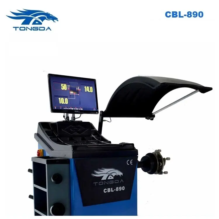 2017 Tongda CBL-890 Với Laser Đơn Vị Tự Hiệu Chuẩn Tự Động Đo CE Bánh Xe Cân Bằng Máy