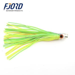 Leurre de pêche Big Saltwater Soft Tail Octopus avec jupe en résine et tête en jet et appât artificiel en plastique, appât souple artificiel FJORD - Product Image 3