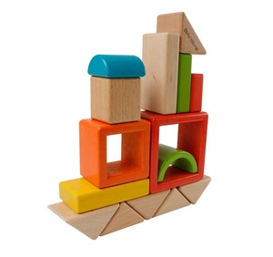 Montessori Educational Wooden <strong>Stacking</strong> Toy <strong>Rainbow</strong> Wood <strong>Blocks</strong> for Kids - Product Image 3