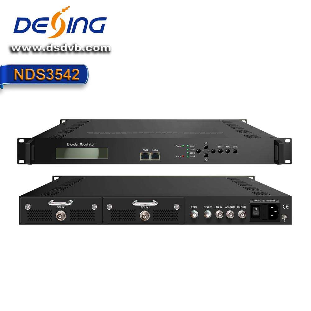 Channel HDMI to 2*DVB-T Encoder Modulator DEXIN NDS3542