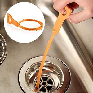 Attrezzo da cucina strumento di pulizia <span class=keywords><strong>per</strong></span> <span class=keywords><strong>la</strong></span> rimozione dello scarico dei capelli del serpente di scarico da 19.6 pollici/detergente <span class=keywords><strong>per</strong></span> lavello di sblocco - Product Image 3