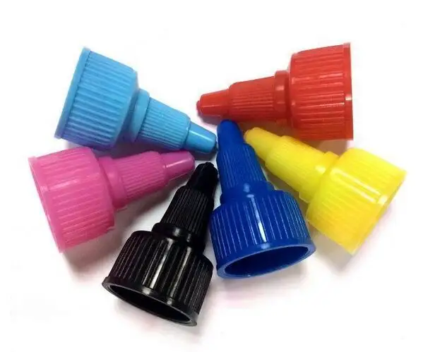 Push Pull Plastic Caps For Bottles Colorful PP Plastic Push Cap Pull Cap For Jam Bottles Beak Bottle Cover For Candy Packaging