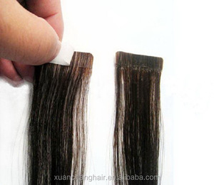 Trama della pelle di trama dei capelli del nastro dei capelli umani di Remy <span class=keywords><strong>India</strong></span>