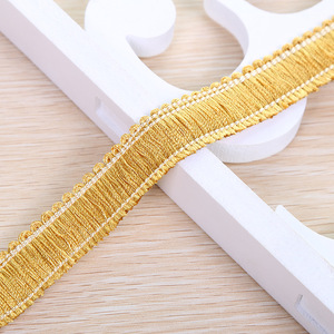2CM di poliestere latino nappe Multicolor danza nappa Chainette frange merletto <span class=keywords><strong>per</strong></span> la decorazione della tenda - Product Image 4