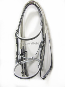 2017 Nouveau Poli Pvc Caveson Brides Tête Avec <span class=keywords><strong>Rein</strong></span>/En Gros Brides Pour Chevaux - Product Image 4