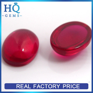 Beauté Rubis Rouge Cornaline Agate 8x10mm Ovale Gemme Cabochon Gemme Pierre Bijoux Anneau Cabochon - Product Image 2