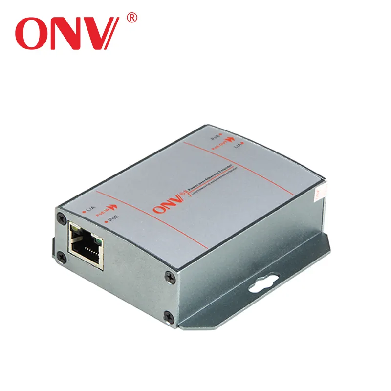 ที่มีคุณภาพสูง15.4วัตต์อีเธอร์เน็ต PoE Repeater 10100เมตร Poe Extender สำหรับกล้อง Ip