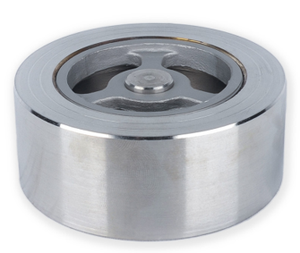 SS304 Body Disc <strong>Seat</strong> <strong>Spring</strong> Cover High Pressure Wafer Lift Check Valve - Product Image 3