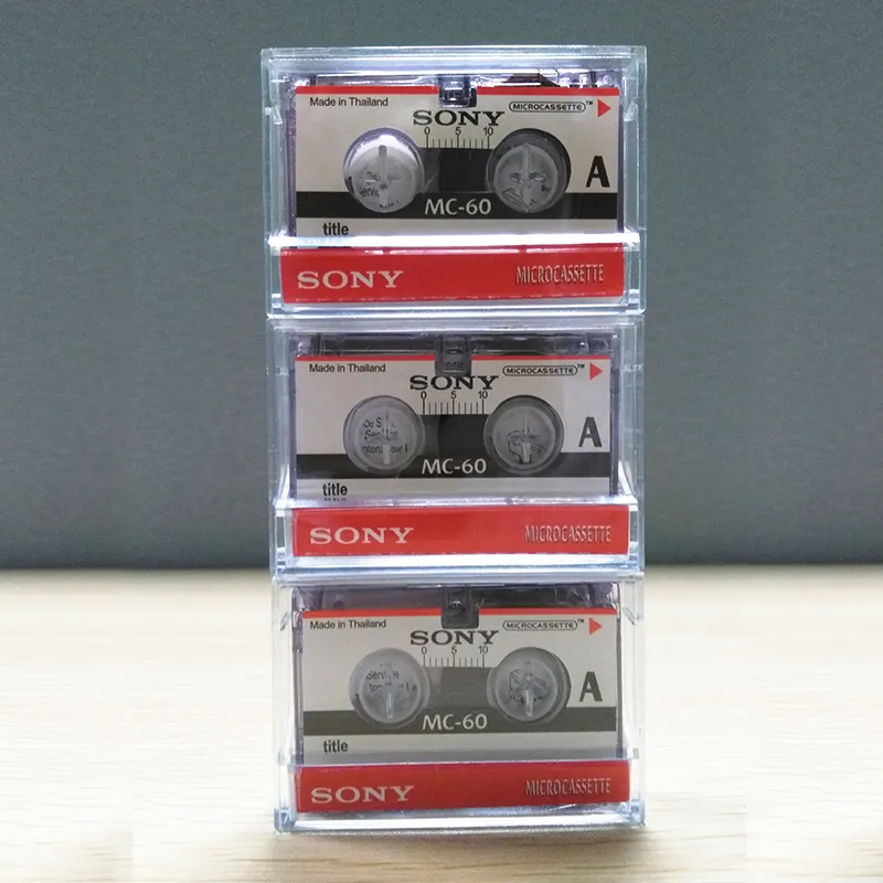 Mini fitas de cassete de áudio branco, 10 ~ 240 minutos novo com design personalizado fábrica de shenzhen atacado