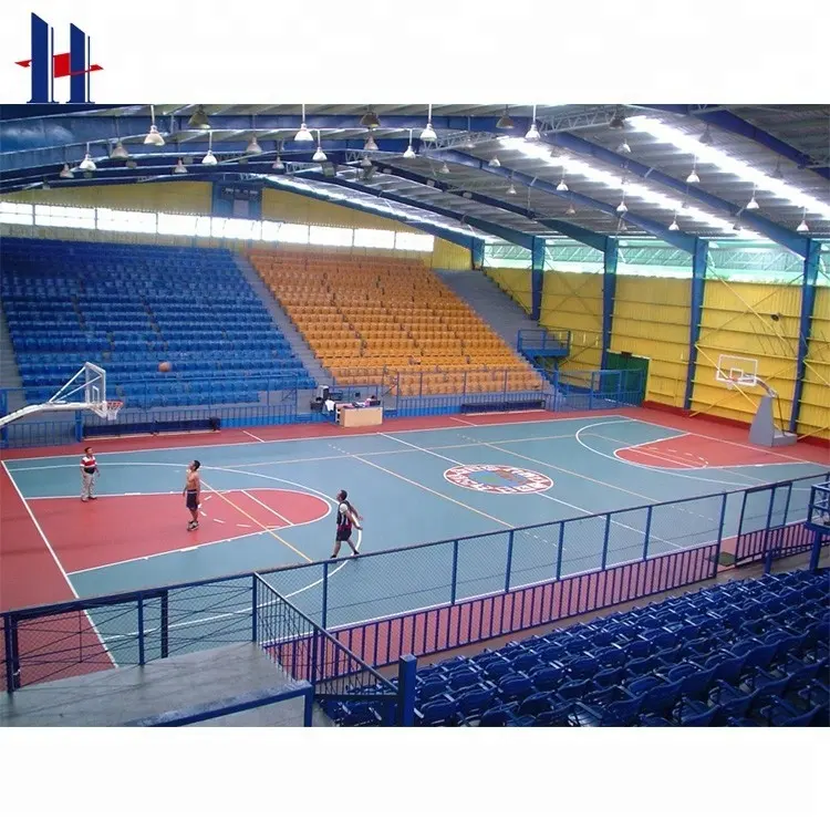China cheap prefabricated steel structure basketball court/sports hall
